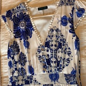 Beautiful Blue and White Dress